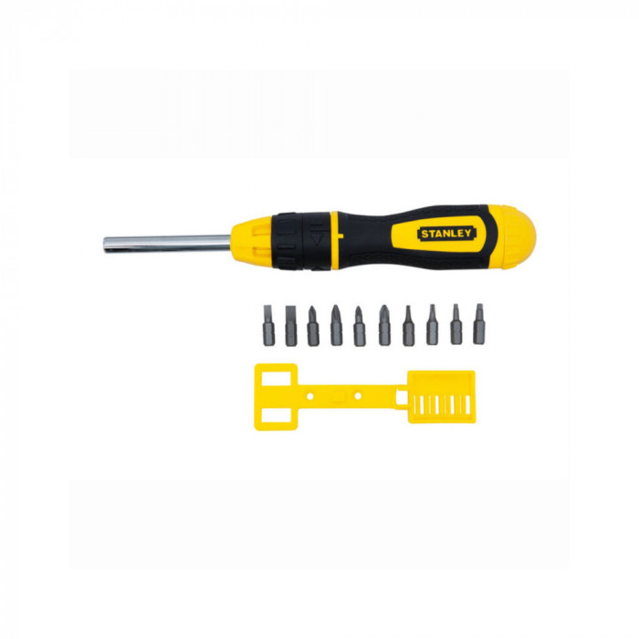 Stanley 0-68-010, surubelnita multibit clichet cu 10 biti