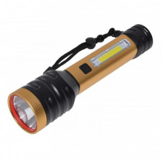 Lanterna 30W LED Cree XH-P50 + COB Acumulator, Semnalizare TDT50 XXM foto