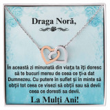 Set lantisor si medalion cu mesaj pentru nora