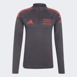 Audi F1 hanorac de bărbați 1/4 Zip mechanic grey F1 Team 2026 - L
