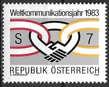 B2464 - Austria 1983 - Comunicatii neuzat,perfecta stare foto