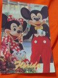 Carte postala veche internationala adresata in Romania-Walt Disney-Disney Mickey Mouse Minnie -Svensk -etc