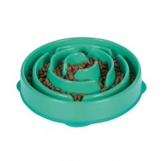 Outward Hound Bol hranire lenta pentru caini Slo Bowl turcoaz 1578 foto