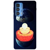 Husa compatibila cu Motorola Edge 20 model earth core, Silicon, TPU, Viceversa, Transparent, Carcasa