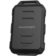 Baterie externa RavPower, 10050 mAh, 2 x USB, kanterna LED, tehnologie iSmart foto