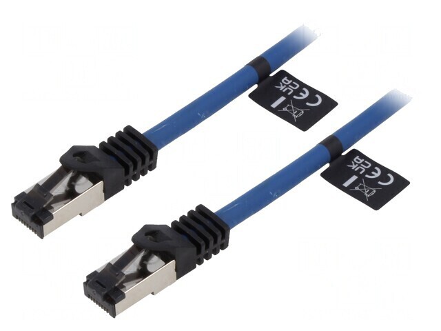 Patch Cord Cat 8.1 S/FTP LSZH Albastru 20m
