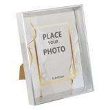 Rama foto cu cadru lat, argintie, 15x20 cm, CMCLASS