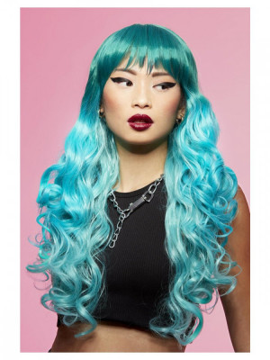 Peruca Manic Panic Mermaid Ombre Siren Turcoaz foto