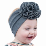 Bentita gri lata cu floare (Marime Disponibila: 6-12 luni (Marimea 19