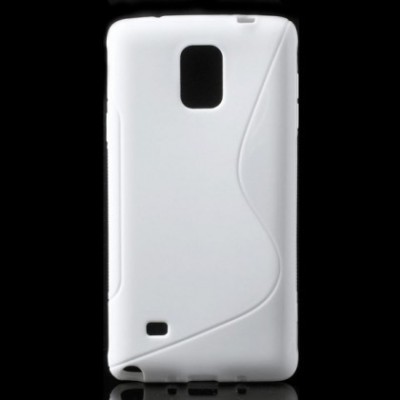 Husa Silicon S-line Sam Galaxy Core i8260 Alb foto