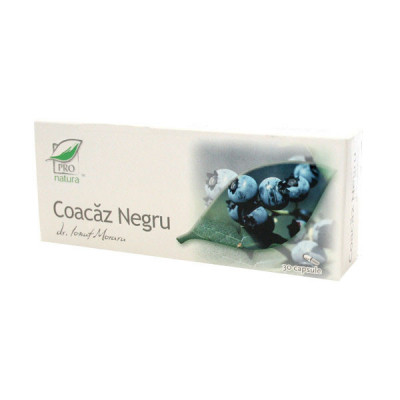 Coacaz Negru 30 capsule Medica foto