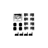 Kit reparatie Placute frana spate Delphi, Mercedes Clasa V, 2014-, Nissan Nv300 Caroserie, 2016-, Nv300 Combi, 2016-, Nv300 Platforma / Sasiu, 2016-,