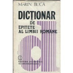 Dictionar de epitete al limbii romane - Marin Buca