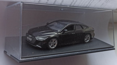 Macheta Audi RS7 Sportback Type 4K8 2019 negru - MSZ 1/43 foto