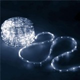 Instalatie tub furtun luminos pentru Craciun, 240 LED-uri, 10 m, pentru exterior, alb rece Household NewTrend