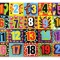 Puzzle lemn in relief Numere de la 1 la 20