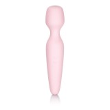 Vibrator Ultimate Wand 10 Moduri Vibratii Silicon USB Roz
