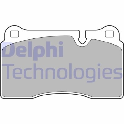 Delphi set placute frana, frana disc foto