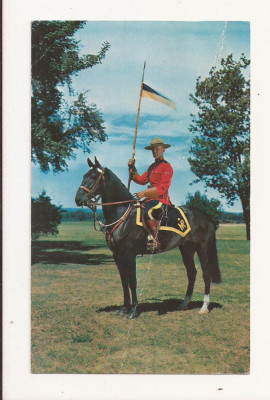 FS2 - Carte Postala - CANADA - The Royal Canadian Mounted Police, circulata 1964 foto
