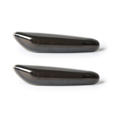 Set 2 lampi semnalizare laterala fumurie LED BMW E81 E82 E87 E88, E60 / E61 foto