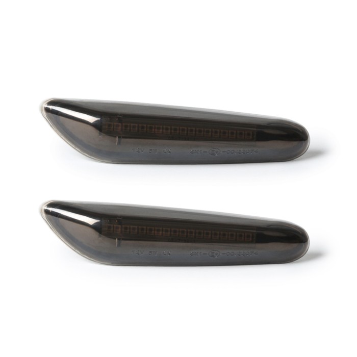 Set 2 lampi semnalizare laterala fumurie LED BMW E81 E82 E87 E88, E60 / E61