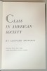 CLASS IN AMERICAN SOCIETY by LEONARD REISSMAN , 1968