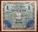 B11 41 - Bancnota foarte veche - Germania - 1 marca - 1944 - ocupatia militara aliata