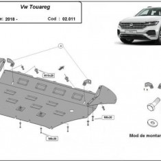 Scut motor metalic VW Touareg 2018-prezent