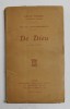 DE DIEU - LES DIX COMMANDAMENTS par EMILE FAGUET , EDITIE DE INCEPUT DE SECOL XX