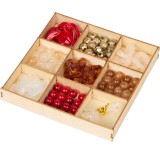 Set Margele in Cutie de Lemn , Kit Creativ pentru Bratari si Bijuterii DIY