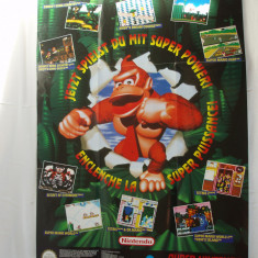 AFIS - POSTER SUPER NINTENDO - DONKEY KONG