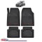 Covorase Auto TeamCar&reg; Tip Tavita Compatibile Skoda Roomster Generatia I (2006&ndash;2015) Negru Material Rezistent