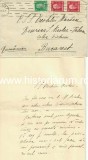 NI1173 Ștefania Constantinescu-Claps, scrisoare olografă către parohul Mardare al Bisericii Sf Nicolae Tabacu din București, 1928