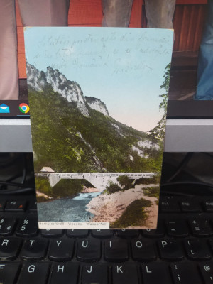 Băile Herculane, Vizeses. Wasserfall, editura Krizsany Vilmos 1912 nr. 12/7, 205 foto