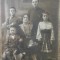 Portret de familie, fetita in port, copil cu jucarie// perioada interbelica