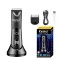 Aparat de ras Kemei-1840, barba si corp, inghinal, IPX7, wireless, Led, 6000 rpm