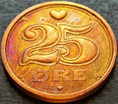 Moneda 25 ORE - DANEMARCA, anul 1994 * cod 2202 = A.UNC foto