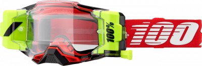 Ochelari cross/atv 100% Armega Frcst, lentila clara, culoare rama galben fluo/ro... Cod Produs: MX_NEW 26013517PE foto