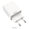 Incarcator Retea USB HOCO C51A, 2 X USB, Alb