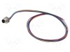Conector M12 tată 12 pini 1,5A 30V IP67 drept cablu 0,5m LUTRONIC
