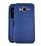 Cumpara ieftin Husa FlipCover Book Samsung Galaxy&nbsp;J1 2016 j120 Fashion Dark Blue S-View