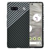 Husa pentru Google Pixel 7a, Techsuit, Carbonite FiberShell, Neagra Gri