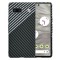 Husa pentru Google Pixel 7a, Techsuit, Carbonite FiberShell, Neagra Gri