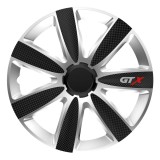 Cumpara ieftin Set 4 capace roti model GTX 14&Prime; &ndash; BLACK CARBON &amp; SILVER