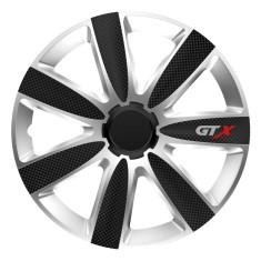 Set 4 capace roti model GTX 14&Prime; &ndash; BLACK CARBON &amp; SILVER