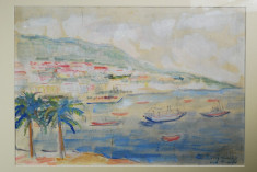 Tablou pictura peisaj sudul Frantei - D.Bajenaru foto