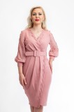 Cumpara ieftin Rochie Dama Mira Roz - M(38)