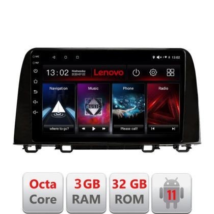 Navigatie Honda CRV 2016-2022 D-CRV19 Octa Core cu Android Radio Bluetooth Internet GPS WIFI DSP 3+32 GB 4G KIT LENOVO LITE CarStore Technology