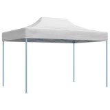 vidaXL Cort de petrecere pliabil profesional, alb, 280x410x315 cm, oțel