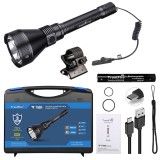 Lanterna Vanatoare Trustfire T90R LED 4800 Lumeni, 1600m, IP68, Stroboscop, Comutator Dublu, Indicator Baterie